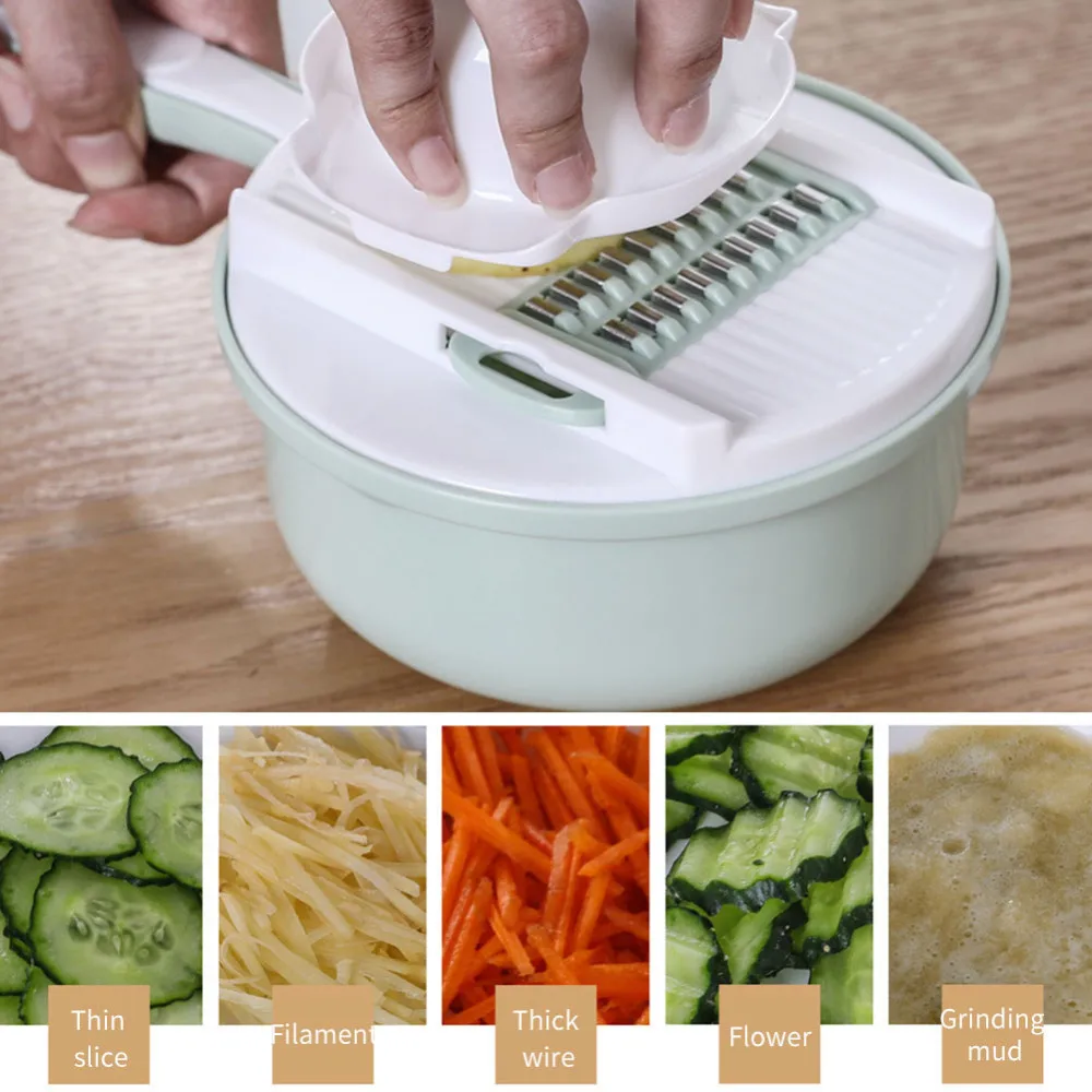 Multi function Mandoline Slicer Vegetable Cutter Potato Peeler Carrot