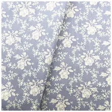 c хлопковая ткань для шитья в стиле пэчворк серая Роза ткань с цветочным принтом Подушка Ткань Текстиль для детского постельного белья простыня