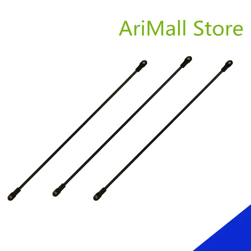 

6pcs Delta Kossel 3D Printer 215/290mm Length Parallel Arm Fisheye Carbon Rod Upgrade Diagonal Push Rods