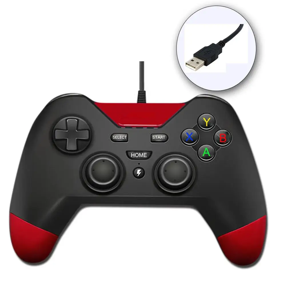 5 в 1 режим проводной USB Android геймпад для PS3 ПК Оборудование psv официальный Microsoft