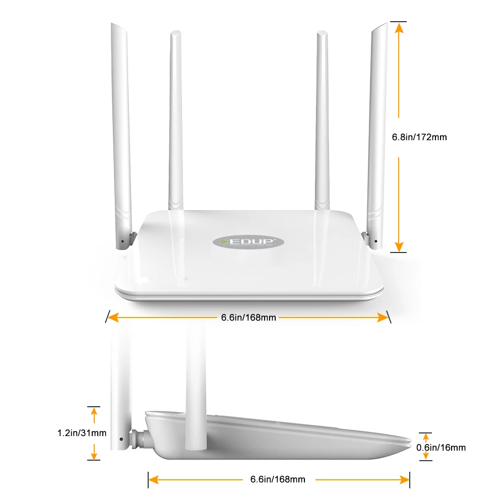 Двухдиапазонный офисный/домашний 5 ГГц wifi роутер 1200 Мбит/с беспроводной Wlan