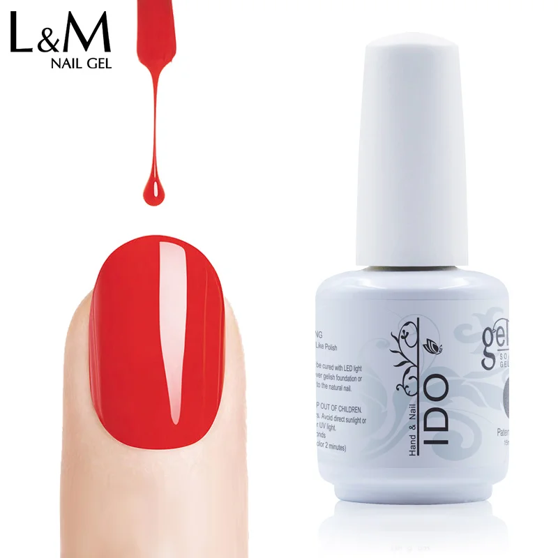 Série de Cores Garrafa Branca Lâmpada Led Gel Unha Frete Grátis Polonês uv Ferramentas 24 Pçs um Monte Ido 290