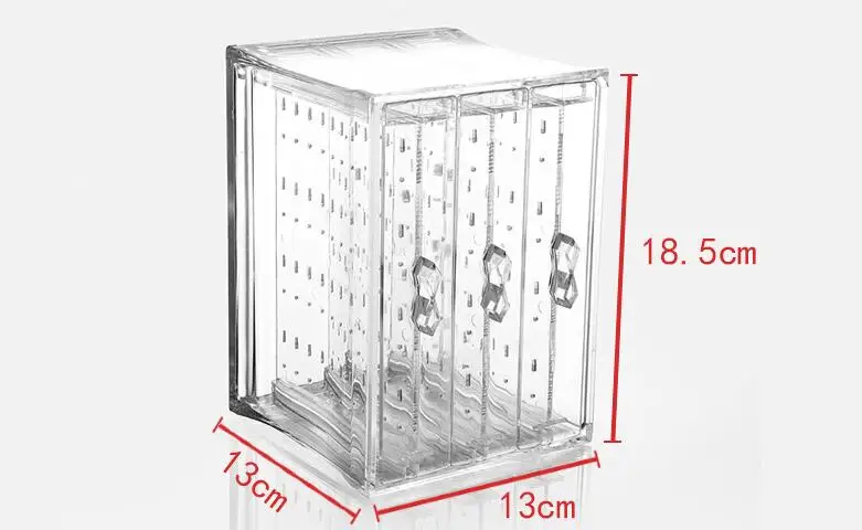 New Fasion PS Material Jewelry Display Holds Up Earrings Earring Holder And Jewelry Organizer Earring Showcase Stand Box
