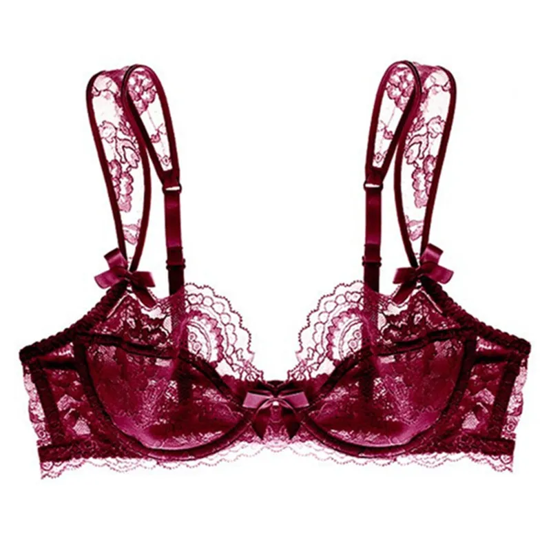 Varsbaby women's ultra - thin lace large size underwear unlined Floral bras Varsbaby women's ultra - thin lace large size underwear unlined Floral bras