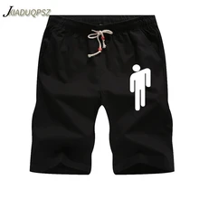 Летние мужские пляжные шорты с фирменным принтом, мужские шорты кэжуал, модные стильные мужские шорты s Billie Eilish, пляжные шорты-бермуды, большие размеры 5XL