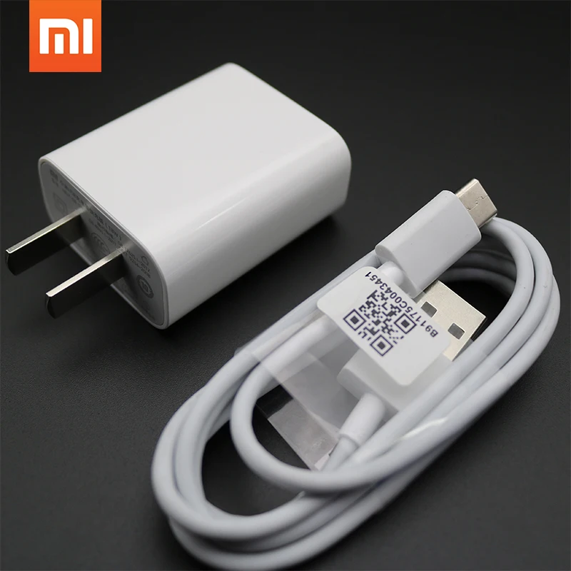 

Original XIAOMI 12V/1.5A 18W QC 3.0 Quick Fast Charging USB wall charger adapter &Micro usb Data Cable For Mi 4 5 5s 6 Max 2 4A