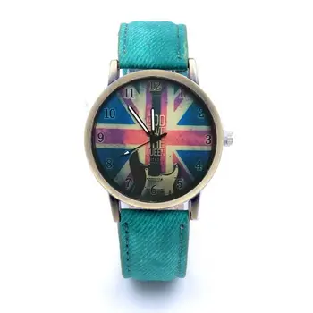 

Fashion Women Men Unisex Watch PU Leather Band Analog Quartz Wrist Watches Gift LXH