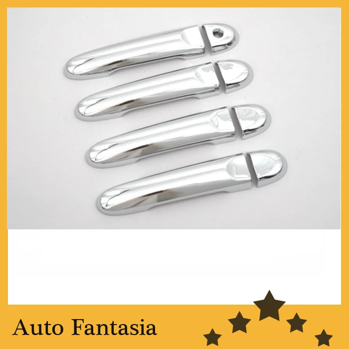 Flexible chrome trim Chrome Door Handle Cover for Nissan Cube 09-12-Free Shipping