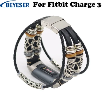 

Leather Replacement Watch Bands Wrist Strap For Fitbit Charge 3 Fitbit Charge3 Smart Personality Bracelet Wrist Band Watchband