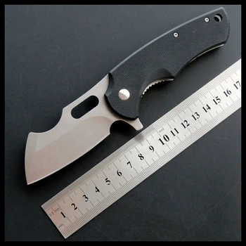 

ZZSQ EF13 Pocket Folding Knives D2 Steel Blade G10 Handle Outdoor Hunting Knife Two Colors Tools Outdoor Multifunctional Tool