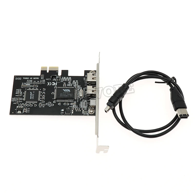 Компьютерная шина PCI E FIREWIRE 400 IEEE 1394 карту через чипсет работы WIN7 MAC OS e до A B