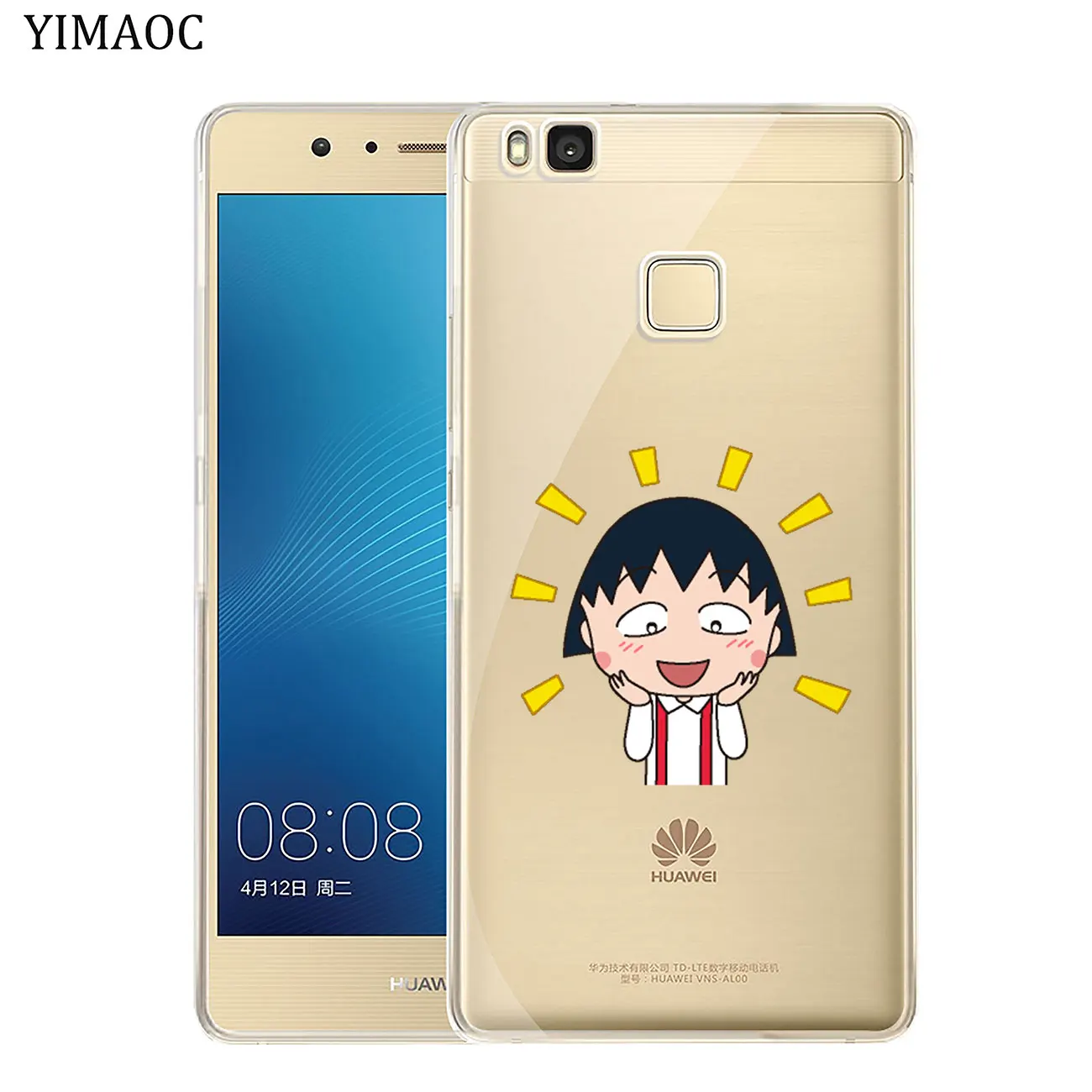 Мягкий силиконовый чехол YIMAOC Lovely Cherry chibi maruko chan для Huawei P30 P20 Pro P10 P8 P9 Lite 2017 2016 2015 P smart