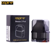 Aspire Breeze 2 POD 3ml font b Vape b font with 0 6ohm Coil Replaceable 2ml