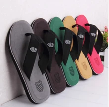 Low price Sales Summer men slippers EVA Leisure Soft Flip Flops light Canvas Beach Slipper and Sandals For Men Size 40-44