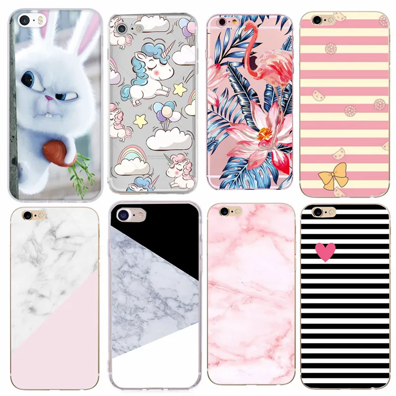 

For iPhone 5 5S SE 6 6S Case Marble Design Cover For iphone 6 Capa Soft TPU Fundas For iphone 5 5S SE 6 6S 7 8 Plus X Coque