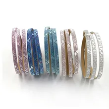 Itenice, 5 цветов, обертывающийся кожаный браслет для женщин, массивный очаровательный магнит, милый кожаный браслет, Женские Ювелирные изделия