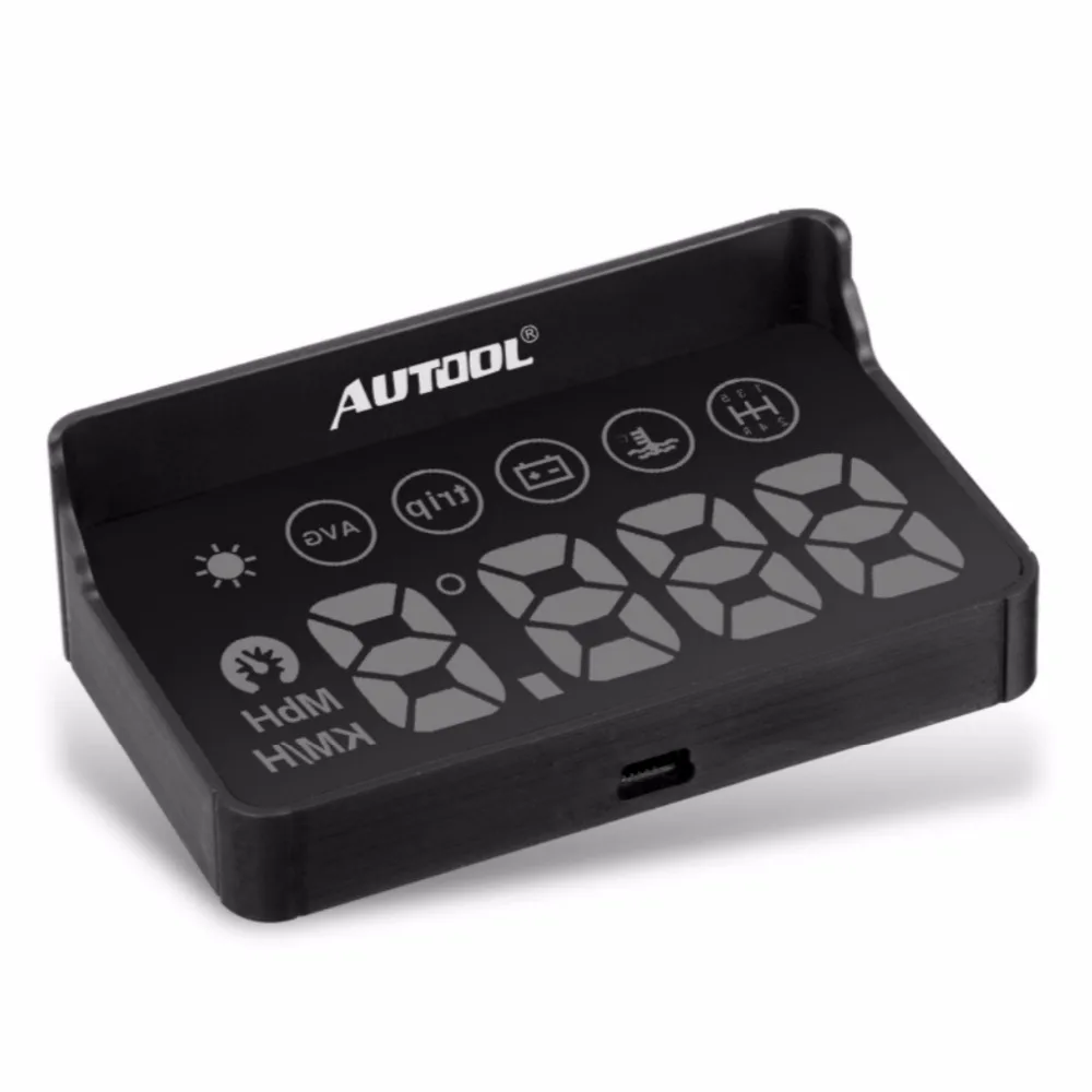 AUTOOL X30 obd hud Автомобильный дизайн универсальный автомобильный Дисплей Спидометр