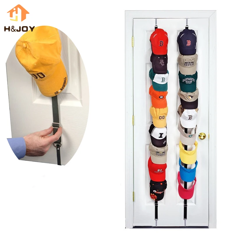 Cap Rack Hat Clothes Bag Organizer Hanging Holder Over Door Straps With