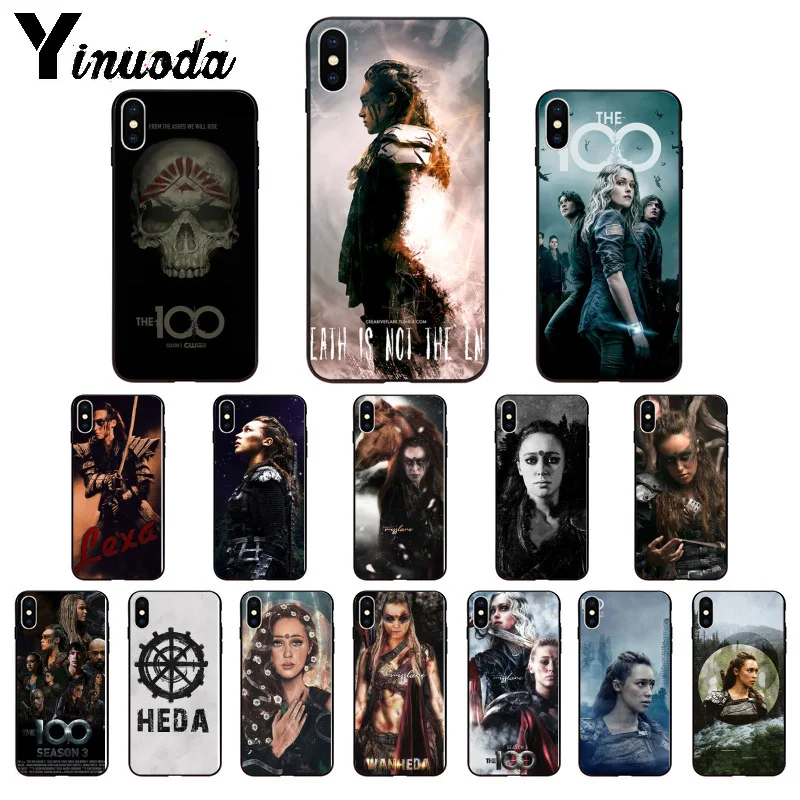 

Yinuoda Heda Lexa The 100 TV Show Soft Silicone TPU Phone Cover for iPhone X XS MAX 6 6S 7 7plus 8 8Plus 5 5S XR