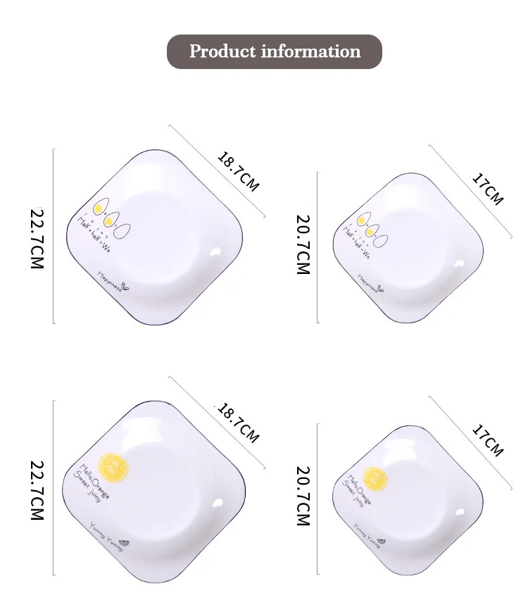 Керамические обеденные тарелки, фарфоровое блюдо, тарелка, тарелка, рисовая тарелка, мультяшный поднос с усиленным аппетитом, Детская декоративная тарелка