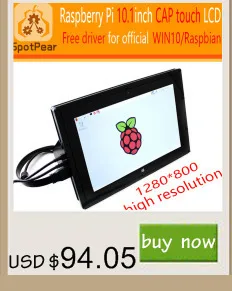 Raspberry Pi 7-дюймовый ЖК-дисплей 7 дюймов 1024x600 дисплей и VGA разъем dpi драйвер