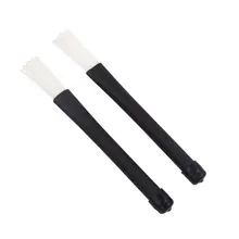 SEWS-с телескопической, выдвижной ручки ударные барабанные щетки палочки(черный+ белый