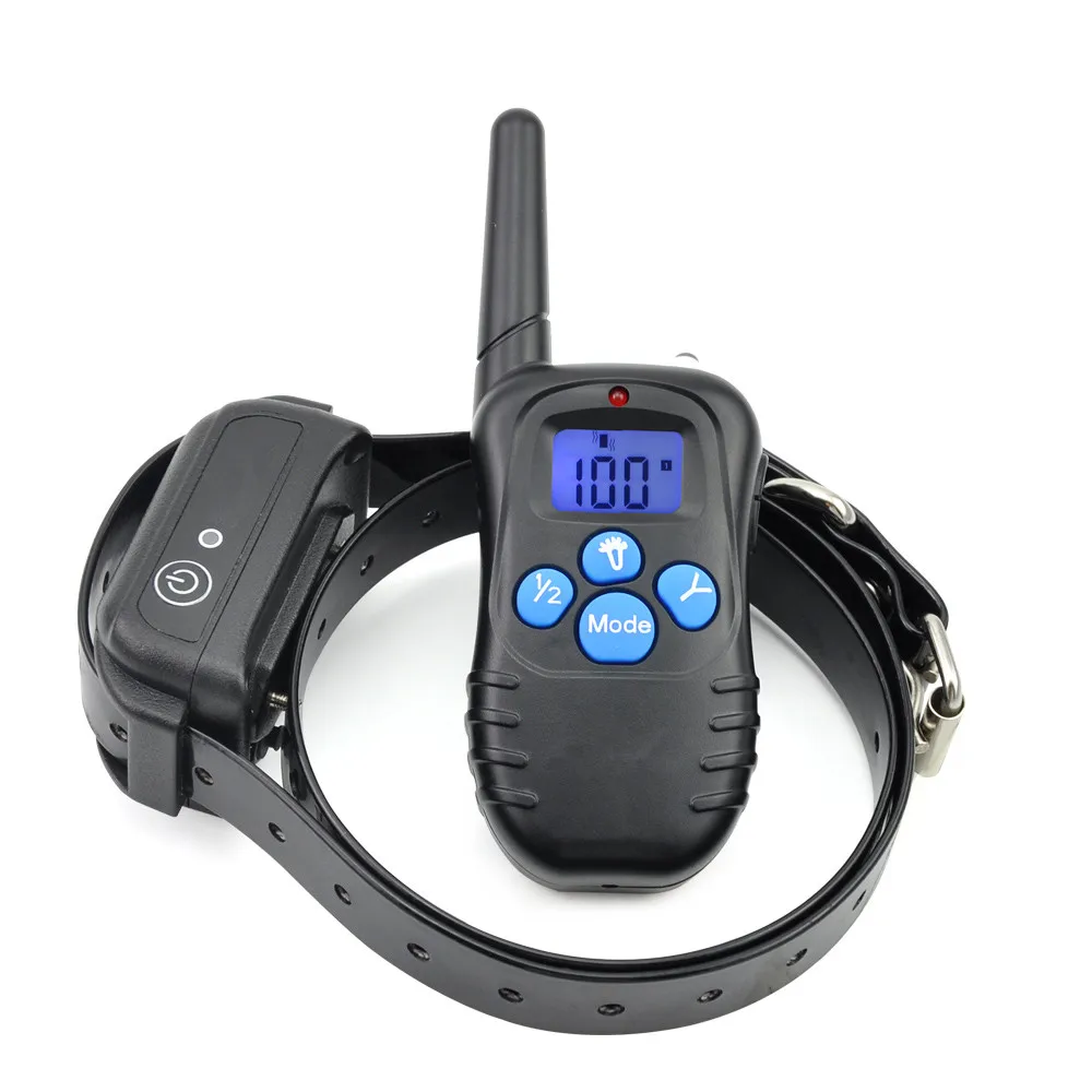 

Pet Dog Training Collar 300m Remote Control Rechargeable Waterproof Electric Collar Static Shock Vibration Anti Bark For a Dogs