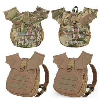 

High Quality Molle Tactical Military Children Backpack Bat Camping Hiking Bat Wings Bag Mini Teenage Girls Outdoor Sports Pack