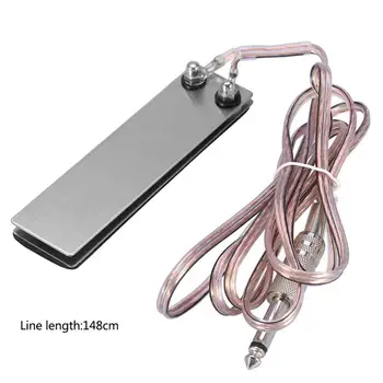 

Stainless Steel Tattoo Power Supply Machine Foot Switch Pedal Controller Tattoo Footswitch Body Art Tattoo Accessory + 5ft Cord