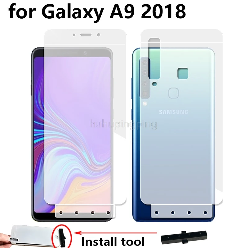 

Soft 4D Full Body Protection Smart Assist Hydrogel Film for Samsung Galaxy A9 2018 6.3" Anti-Scratch AUTO Fixed Screen Protector
