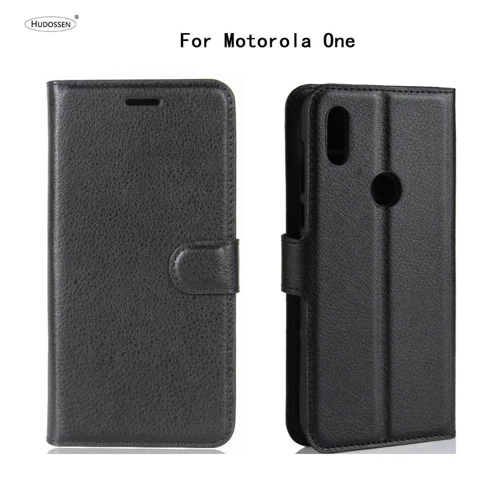 

HUDOSSEN For Motorola One Case New Luxury Flip PU Leather Silicone Phone Cover Cases For Motorola One XT1941 Accessories