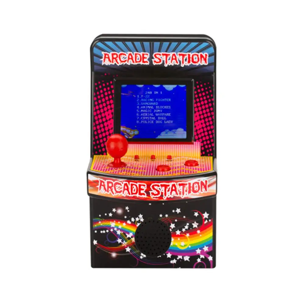 Ретро мини аркадная портативная игровая консоль 16 бит игровой плеер встроенный 240 классические игры для детей подарочная игрушка