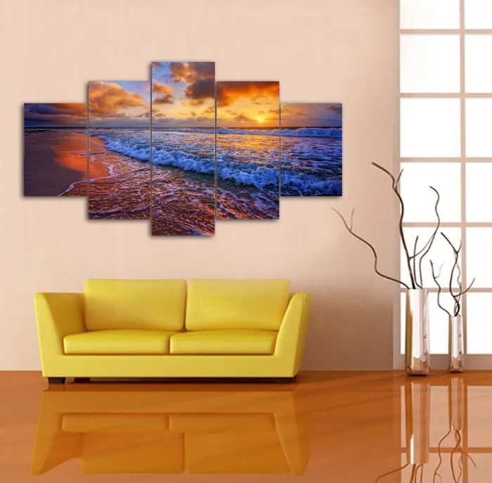 Download Unframed Zeegezicht Zonsondergang Sunny Surf Strand Muur Art Doek For Free Wallpaper Unframed Zeegezicht Zonsondergang Sunny Surf Strand Muur Art Doek For Android