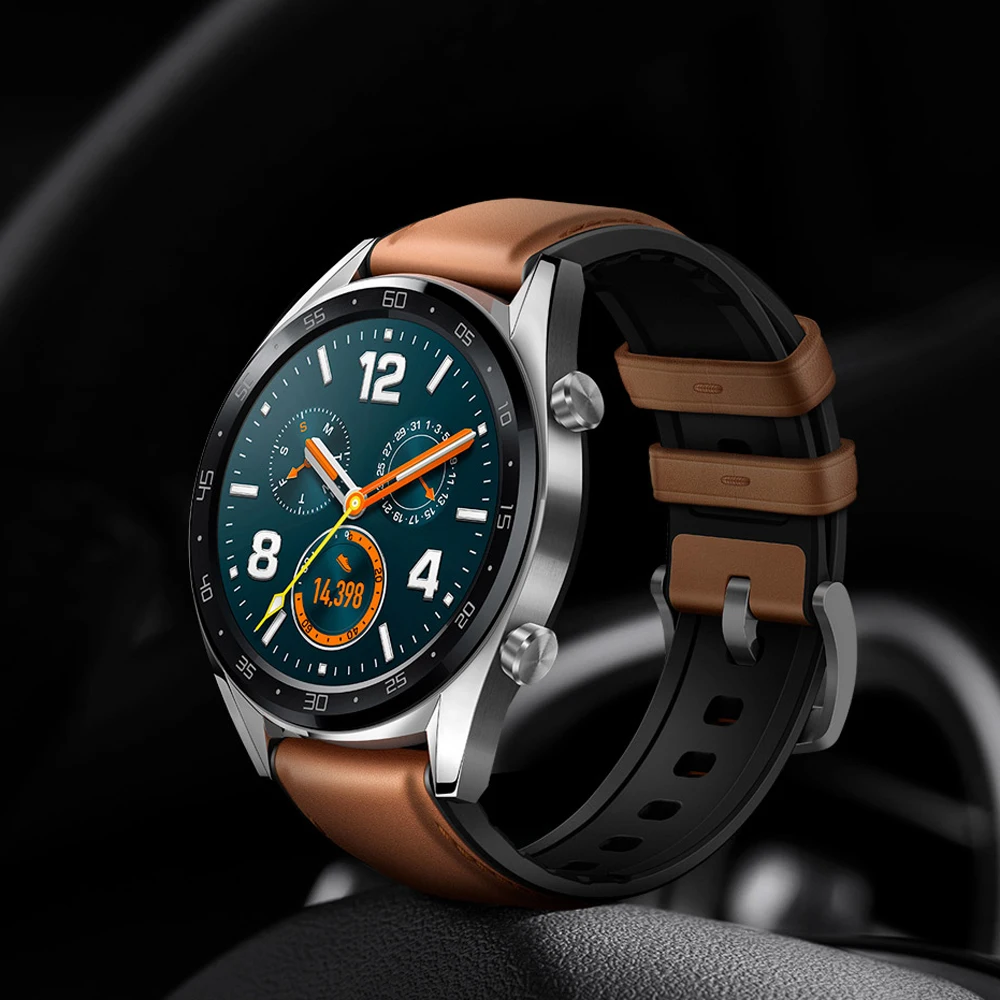 Huawei Watch GT Смарт часы Поддержка gps NFC 14 дней Срок службы батареи 5 атм водонепроницаемый телефонный Звонок трекер сердечного ритма для Android iOS