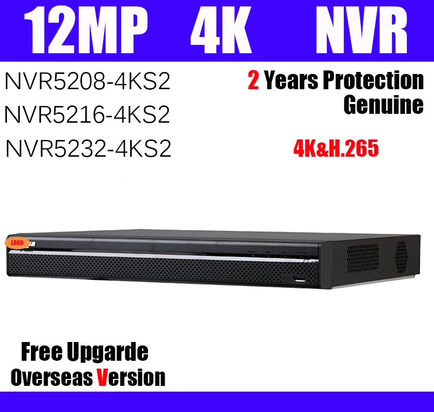 12MP NVR 8CH 16CH 32CH NVR5208-4KS2 NVR5216-4KS2 NVR5232-4KS2 4K H.265 Pro для видеонаблюдения веб-камера ip Сетевая камера видео Регистраторы