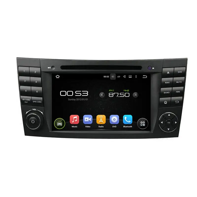 Discount Android 8.0 octa core 4GB RAM car dvd player for BENZ W211 W219 W463 ips touch screen head units tape recorder radio gps 0