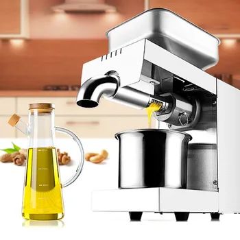

Mini Oil Presser Machine Peanut Hydraulic Press Olive Seed Oil Expeller Flaxseed Household Oil Extraction Business Equipment