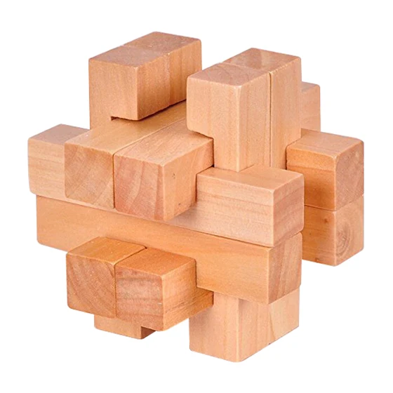 ABWE Best Sale Wooden Take Treasure From Cage Logic Puzzle
