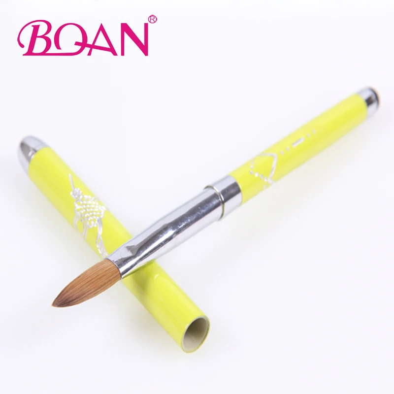 

Retail 1 Pcs New Design #10 Nail Kolinsky Brush Crystal Nail Pen Nail Acrylic Pen Free Shipping