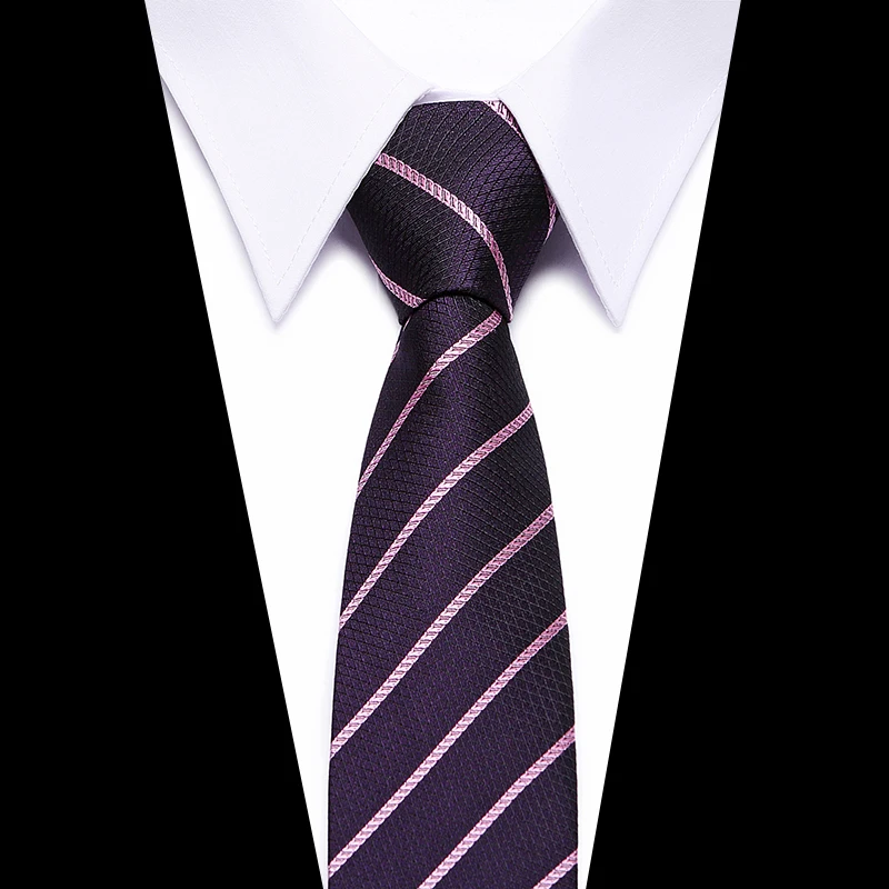 2018-054 темно-синий оранжевый stirpe100 % шелк Новинка; Лидер продаж жаккардовые Классический мужской галстук, галстук