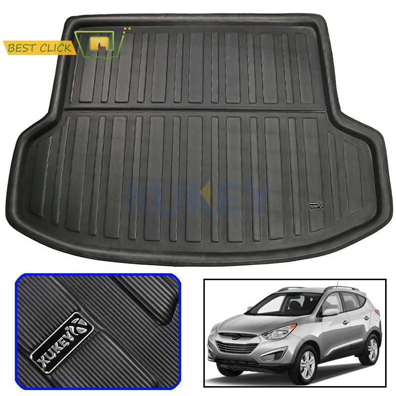 Аксессуары для Hyundai Tucson IX35 2010 2015 Задняя Крышка багажника коврик обуви поднос