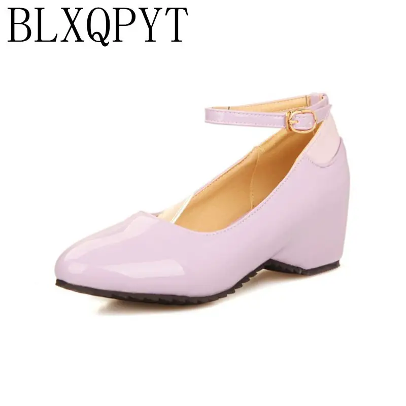 BLXQPYT/Zapatos Mujer Tacon Sapato Feminino большие размеры 28 52 женская обувь Zapatos туфли лодочки на