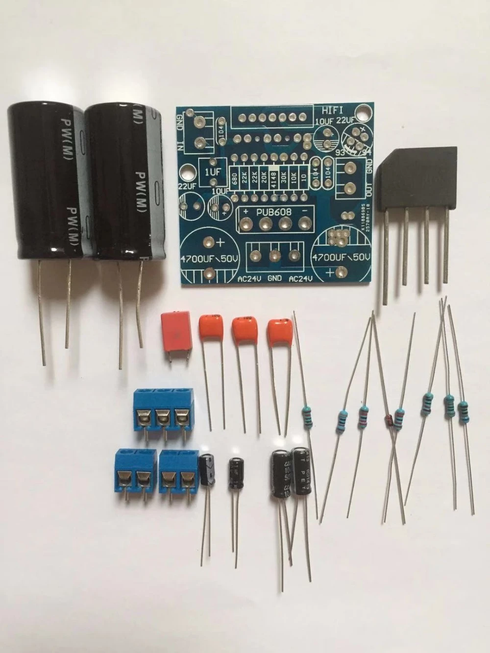 KITS de placa amplificadora TDA7293, amplificador de potencia de un solo canal que incluye pcb transistor, diodo, resistencia, condensador para instalar|Circuitos| - AliExpress