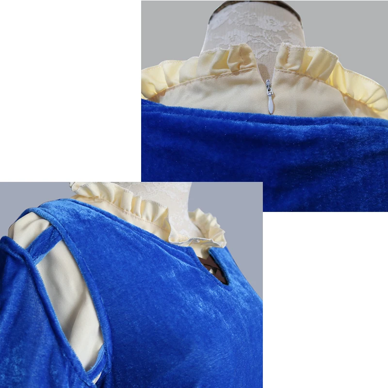 Фильм Храбрый Косплей принцесса костюм Мериды женское синее платье наряд Хэллоуин вечерние Вечеринка Косплей Одежда для девочек драма