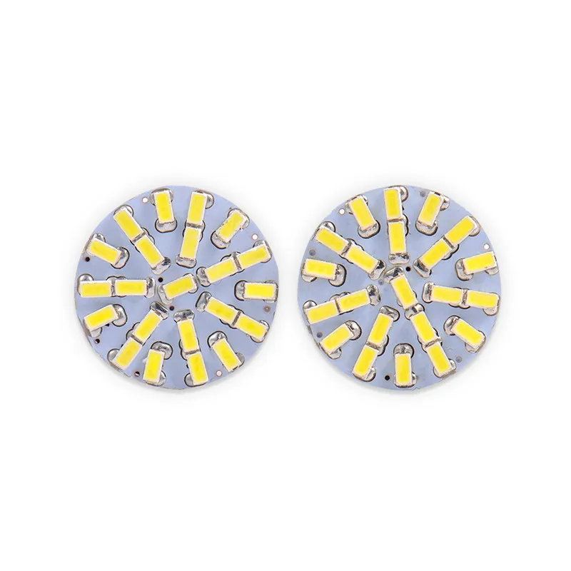 10светодиодный LED BA15S 1156 382 P21W 22SMD 1206 белая автомобильная лампа заднего хода стоп