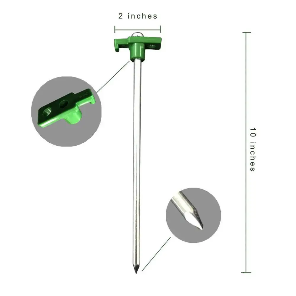Открытый Кемпинг гвозди навес палатки Аксессуары 25 см зеленый и оранжевый пляж снежное напыление для ногтей длинные и смелые лагеря гвозди