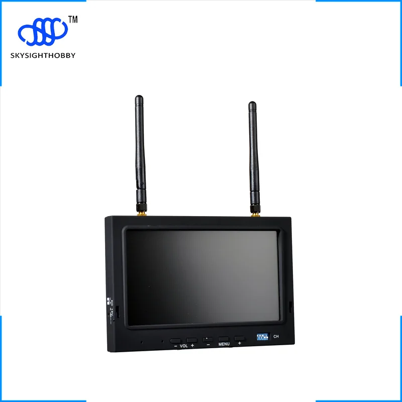 

free shipping 7 inch FPV display screen aerial LCD screen snow UAV image transmission in wireless 5.8G receiver