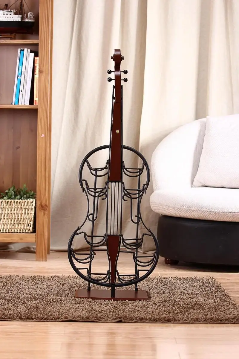 Креативный металлический держатель для винной бутылки|wine bottle holder|bottle wine holdermetal