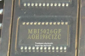 

100PCS/LOT MBI5026GF MBI5026 MBI5026CF SOP-24