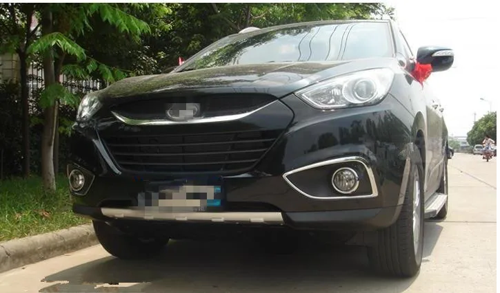 Для hyundai IX35 2010-2013 автозапчасти ABS передний и задний бампер протектор опорная пластина крышка